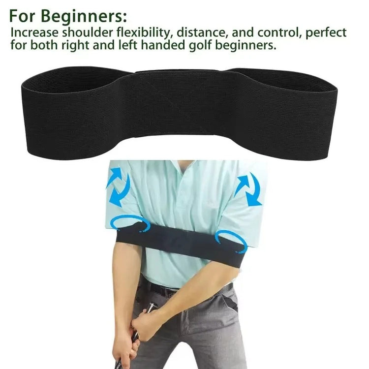 Lightweight golf arm band trainer for daily practice