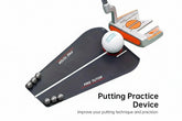 Golf short game training aid used on putting surface