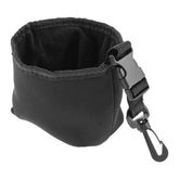 Golf club cleaning pouch used to clean iron head on course