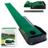 Putting training mat used for short putt practice indoors
