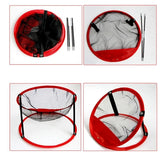 Golf chipping target nets improving accuracy and distance control