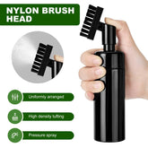 Golf club spray brush cleaner used on iron face during cleaning