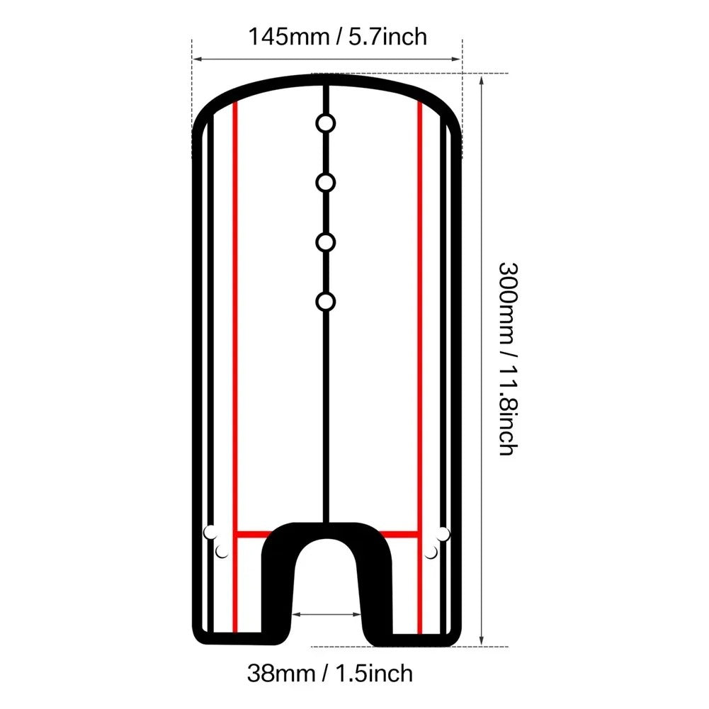 Golf putting mirror showing eye position over ball