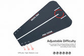 Golf putting aid used during practice session at home