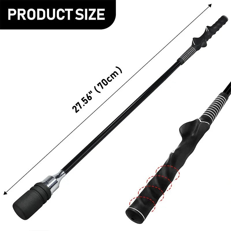 Golf swing improvement tool helping build strength and control