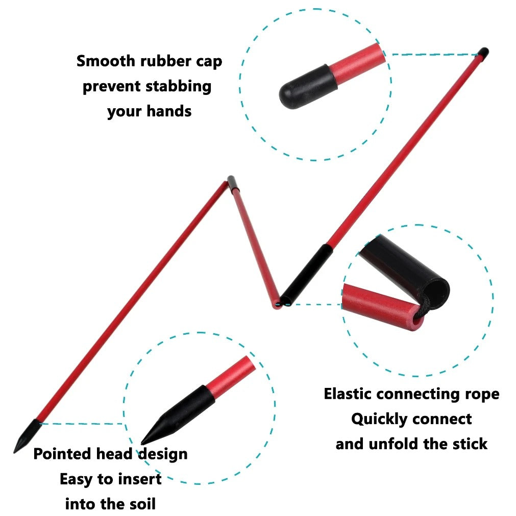 Golf setup training tool improving stance and posture