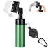 Golf brush spray cleaner scrubbing mud off golf irons