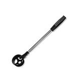 Telescopic golf ball picker tool reaching ball in water hazard