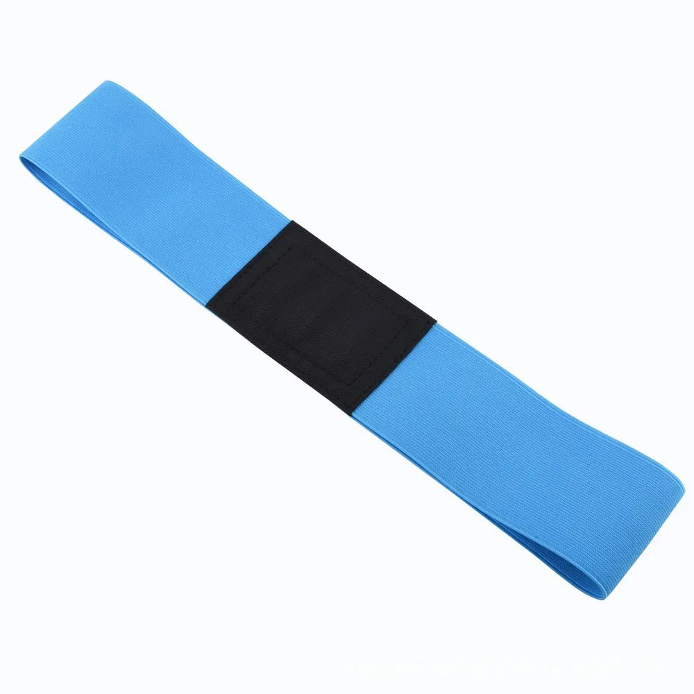 Golf training arm band helping maintain proper swing position